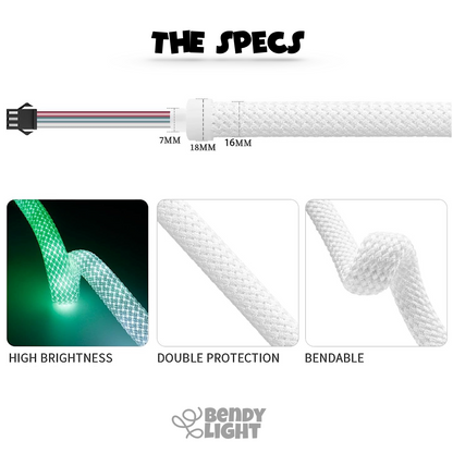 Bendy Light | LED Rope - 3D Sculptural Light - 12V