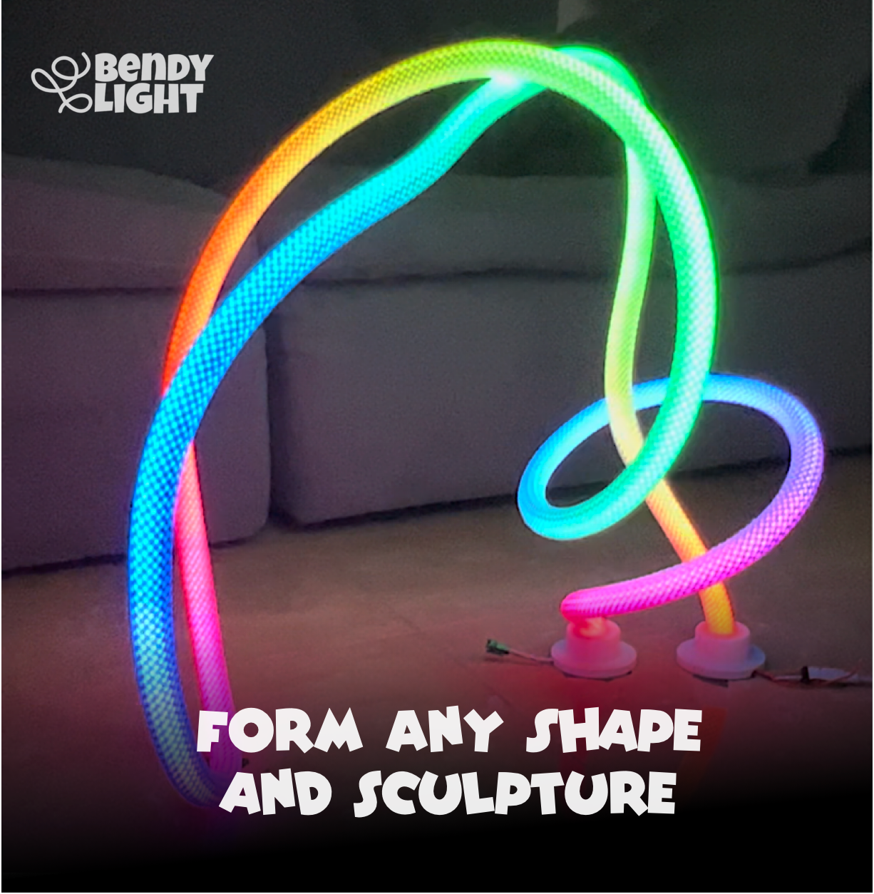 Bendy Light | LED Rope - 3D Sculptural Light - 12V